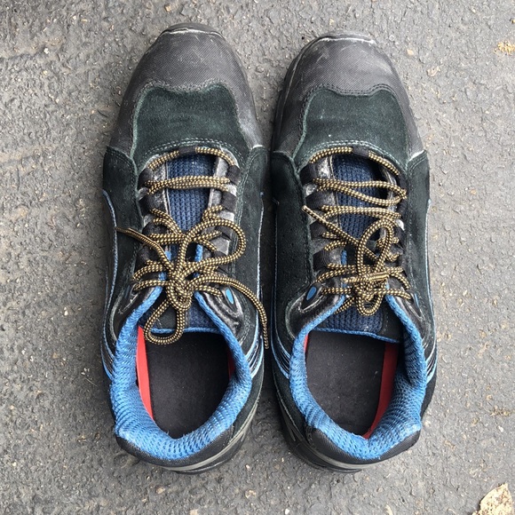 Puma ASTM F2413-11 Rio Low Mens Black/Blue Steel Toe Safety Work Shoes Size 13M - Picture 10 of 13